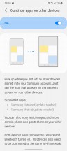 Continue apps on other devices - Samsung Galaxy S21 5G review