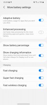 Battery settings - Samsung Galaxy S21 5G review