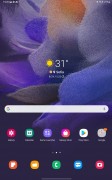 Homescreen - Samsung Galaxy Tab S7 FE review