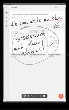 Screen Write - Samsung Galaxy Tab S7 FE review