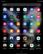 Main app drawer - Samsung Galaxy Z Fold3 5G review