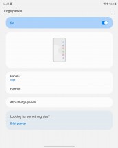 App panel settings - Samsung Galaxy Z Fold3 5G review