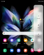 Launching apps and multi-window setups from the App panel - Samsung Galaxy Z Fold3 5G review