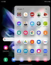 Launching apps and multi-window setups from the App panel - Samsung Galaxy Z Fold3 5G review