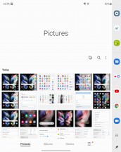 Pinned App panel offers a taskbar experience - Samsung Galaxy Z Fold3 5G review