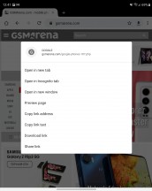 Chrome new window option on the Z Fold3 - Samsung Galaxy Z Fold3 5G review