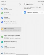 Enable App split view - Samsung Galaxy Z Fold3 5G review
