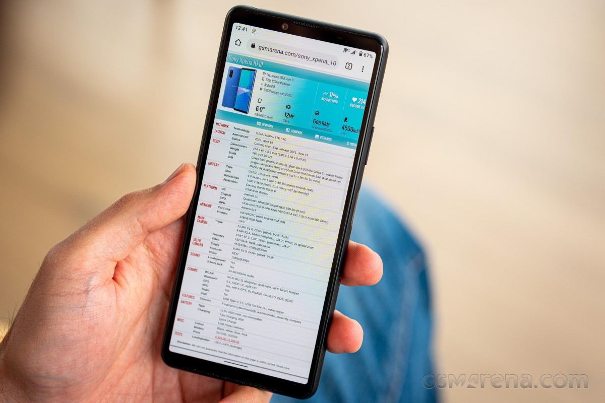 Sony Xperia 10 III review