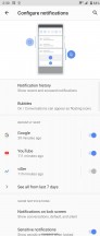 Notification settings - Sony Xperia 10 III review