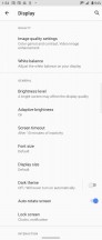 Display settings - Sony Xperia 10 III review