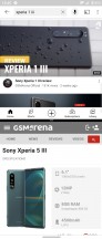 Multi-window switcher - Sony Xperia 5 III review