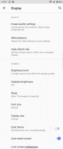 Display settings - Sony Xperia 5 III review