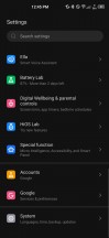 Home screen, notification shade, recent apps, settings menu - Tecno Phantom X review