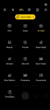 Camera menus - Tecno Phantom X review
