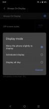 Always On Display customization - vivo V21 5G review