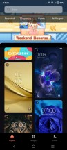 Theme settings and store - vivo V21 5G review