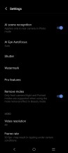 Camera settings - vivo V21 5G review