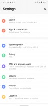 Settings menu - vivo X70 Pro+ review