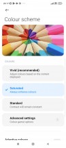 Color settings - Xiaomi 11T Pro review