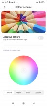 Color settings - Xiaomi 11T Pro review