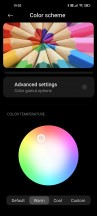 Color scheme settings - Xiaomi Mi 10T Pro long-term review