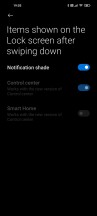 Control center settings - Xiaomi Mi 10T Pro long-term review
