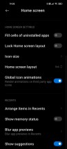 Home screen, app drawer, Google Feed, launcher settings - Xiaomi Mi 10T Pro long-term review