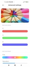 Color settings - Xiaomi Mi 11 Lite 5g review