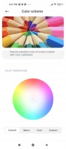 Color settings - Xiaomi Mi 11 Lite review