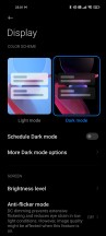 Dark mode settings - Xiaomi Mi 11 long-term review