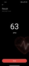 Heart rate via the fingerprint scanner - Xiaomi Mi 11 review