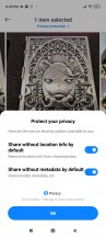 Privacy Settings - Xiaomi Redmi Note 10 5G review