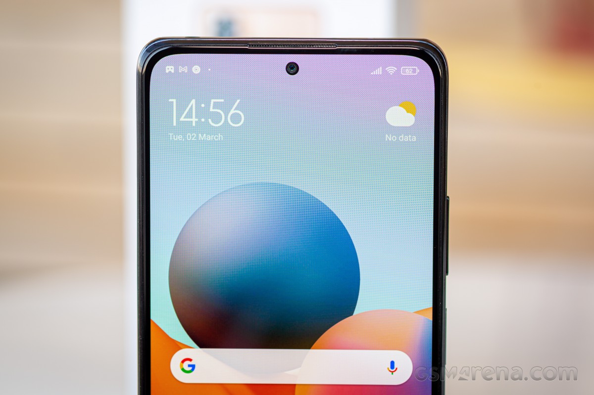 note 10 front camera