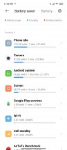 Battery settings - Xiaomi Redmi Note 10 review