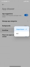 Add drawer settings - Xiaomi Redmi Note 8 2021 review
