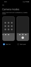 Camera app customization - Xiaomi Redmi Note 9T review
