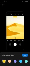 Camera app customization - Xiaomi Redmi Note 9T review