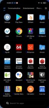 App drawer and app drawer options and categories - Xiaomi Redmi Note 9T review
