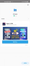 Ads inside the app installer - Xiaomi Redmi Note 9T review