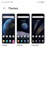 Home screen settings, themes, wallpapers, AOD - ZTE Axon 30 5G review