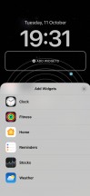 Lockscreen customization - Apple Iphone 14 Plus review