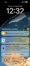 Notification Center - Apple iPhone 14 Pro Max review