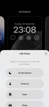 Lockscreen customization - Apple iPhone 14 Pro review