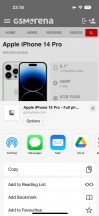 Safari - Apple iPhone 14 Pro review