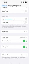 Settings - Apple iPhone 14 Pro review