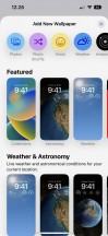 Lockscreen customization - Apple iPhone 14 review