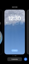 Switching lockscreen and homescreens on the go - Apple iPhone 14 review