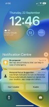 Notification Center - Apple iPhone 14 review