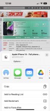Safari - Apple iPhone 14 review