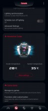 X Mode+ and AeroActive Cooler 6 settings - ASUS ROG Phone 6 Pro review
